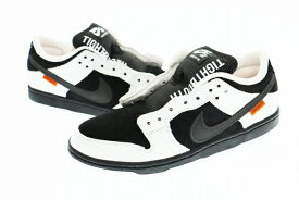 【中古】ナイキ NIKE SB ×TIGHTBOOTH タイトブース DUNK LOW PRO QS ダンク ロー プロ FD2629-100 25 ブラック アンド ホワイト ブランド古着ベクトル 中古▲■250125 メンズ