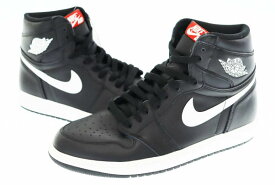 【中古】ナイキ NIKE AIR JORDAN 1 HIGH OG Yin Yang Black エアジョーダン1 ハイ 555088-011 27 陰陽ブラック ブランド古着ベクトル 中古▲■250225 メンズ