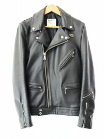 【中古】ルイスレザー LEWIS Leathers 441T CYCLON TIGHT FIT タイトフィット サイクロン ダブル ライダース レザー ジャケット 36 黒 ブラック ブランド古着ベクトル 中古250401 メンズ