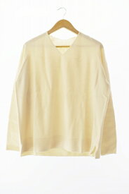 【中古】コズミックワンダー COSMIC WONDER Tasmania Wool Sweater Vネック ウール セーター 01R41001 1 アイボリー ブランド古着ベクトル 中古 ● 250409