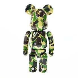 【中古】アベイシングエイプ A BATHING APE × MEDICOM TOY メディコム トイ BE@RBRICK CHOGOKIN カモ柄 ベアブリック 超合金 200％ ABC CAMO GREEN 緑 グリーン ブランド古着ベクトル 中古☆AA★▲■250515 メンズ レディース