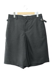 【中古】ディガウェル DIGAWEL 25SS Wool shorts アジャスター ウール ショーツ ショート パンツ DWYA042 1 チャコール グレー ブランド古着ベクトル 中古 ●■ 250530 メンズ