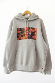 【中古】シュプリーム SUPREME 22AW Gremlins Hooded Sweatshirt グレムリン フーデッド スウェットシャツ パーカー L グレー ブランド古着ベクトル 中古 ☆AA★ 250602