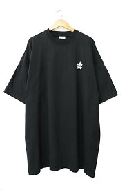 【中古】ヴェトモン ベトモン VETEMENTS 20SS Maria Logo Tee ロゴ プリント 刺繍 オーバーサイズ 半袖 Tシャツ SS20TR409 S 黒 ブラック ブランド古着ベクトル 中古☆AA★250902 メンズ