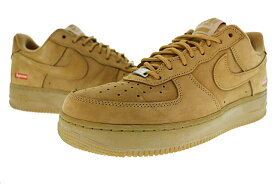 【中古】シュプリーム SUPREME ×NIKE ナイキ AIR FORCE 1 LOW Flax Wheat エアフォース 1 ロー フラックス ウィート DN1555-200 28 茶ブラウン ブランド古着ベクトル 中古☆AA★▲■250903 メンズ