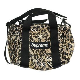 【中古】シュプリーム SUPREME 23SS Mesh Mini Duffle Bag レオパード メッシュ ミニ ダッフル 2WAY ショルダー バッグ ブラック ベージュ ブランド古着ベクトル 中古☆AA★▲260215 メンズ