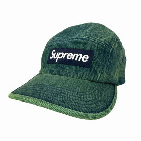 【中古】シュプリーム SUPREME 23SS Denim Camp Cap Overdyed Green ボックス ロゴ オーバーダイ デニム キャンプ キャップ 帽子 緑 グリーン ブランド古着ベクトル 中古☆AA★▲260302 メンズ 【ベクトル 古着】 260302