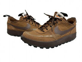 【中古】ナイキ NIKE ×Tom Sachs トム サックス WMNS GENERAL PURPOSE SHOE BROWN ジェネラル パーパス シューズ DA6672-201 27.5 茶 ブラウン ブランド古着ベクトル 中古▲■260522 レディース