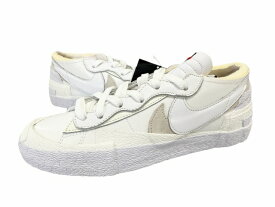 【中古】ナイキ NIKE ×sacai サカイ Blazer Low White Patent Leather ブレーザー ロー ホワイト パテント レザー DM6443-100 27.5 白 ホワイト ブランド古着ベクトル 中古●▲■260321 メンズ