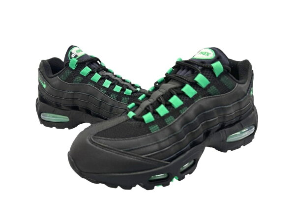 【中古】ナイキ NIKE AIR MAX 95 BIG BUBBLE Green Shock エアマックス95 ビッグバブル グリーンショック IB1667-002 27.5 グリーン ブラック ブランド古着ベクトル 中古▲■260909 メンズ