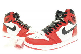 【中古】ナイキ NIKE AIR JORDAN 1 RETRO HIGH OG CHICAGO 2015 27.5cm 555088-101 エア ジョーダン I レトロ ハイ シカゴ バーシティ レッド 【ブランド古着ベクトル】221205 034 メンズ 【ベクトル 古着】 221205