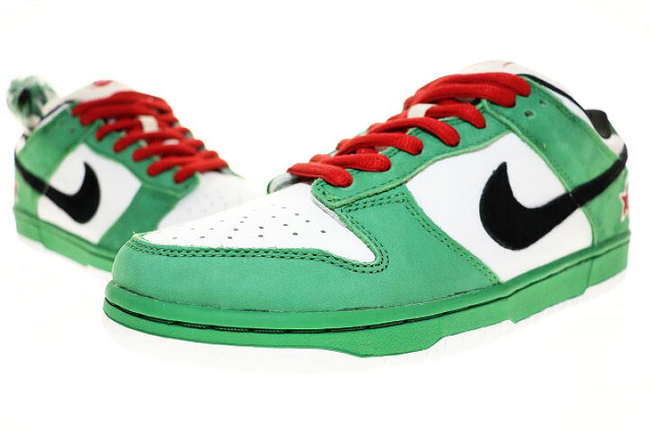 楽天市場】【中古】未使用品 ナイキ NIKE DUNK LOW PRO SB HEINEKEN 
