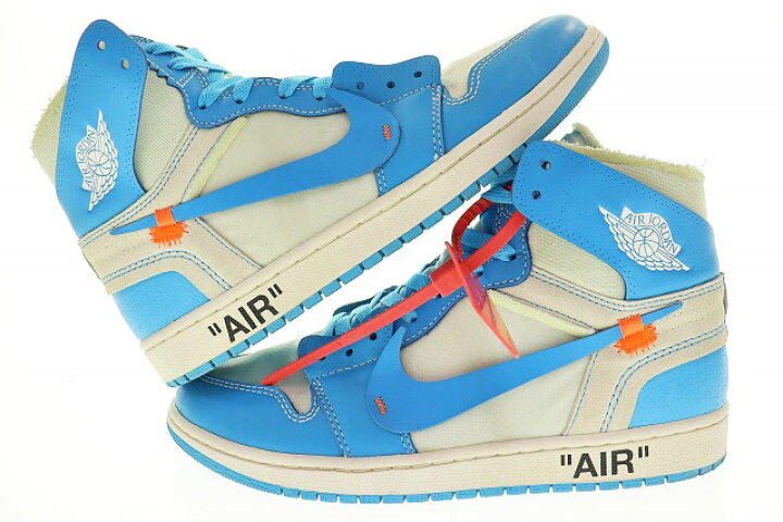 楽天市場】【中古】ナイキ NIKE AIR JORDAN 1 × OFF-WHITE NRG UNC 