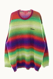 【中古】シュプリーム SUPREME 22AW Gradient Stripe Sweater グラデーション セーター XL【ブランド古着ベクトル】240308☆AA★ メンズ 【ベクトル 古着】 240308