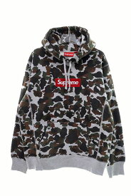 【中古】シュプリーム SUPREME 12AW Box Logo Hooded Sweatshirt CAMO プルオーバー パーカーM【ブランド古着ベクトル】240301☆AA★ メンズ 【ベクトル 古着】 240301