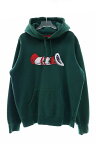 【中古】シュプリーム SUPREME 18AW Cat in the Hat Hooded Sweatshirt スウェットパーカーS【ブランド古着ベクトル】240424☆AA★ メンズ 【ベクトル 古着】 240424