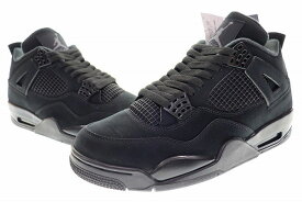 【中古】未使用品 ナイキ NIKE AIR JORDAN 4 RETRO BLACK CAT 2020 28cm CU1110-010 エア ジョーダン IV レトロ ブラック キャット 黒 【ブランド古着ベクトル】240405 メンズ 【ベクトル 古着】 240405