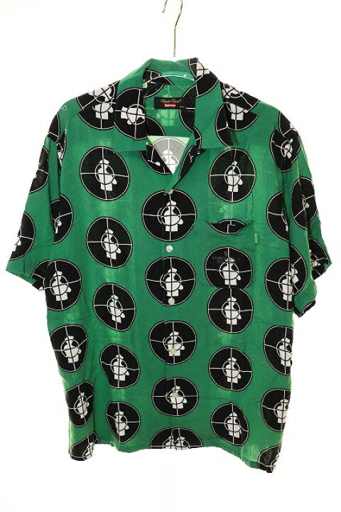 supreme×UNDERCOVER パブリックエネミー M 半袖シャツ緑
