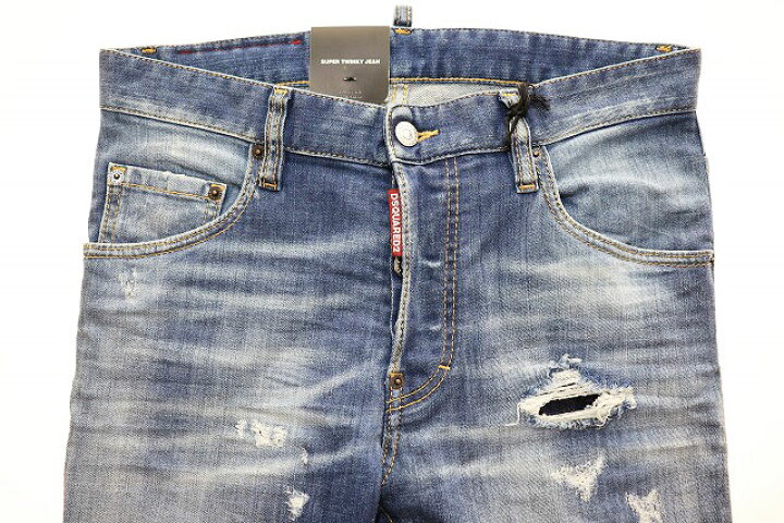 楽天市場】【中古】ディースクエアード DSQUARED2 SUPER TWINKY JEANS 