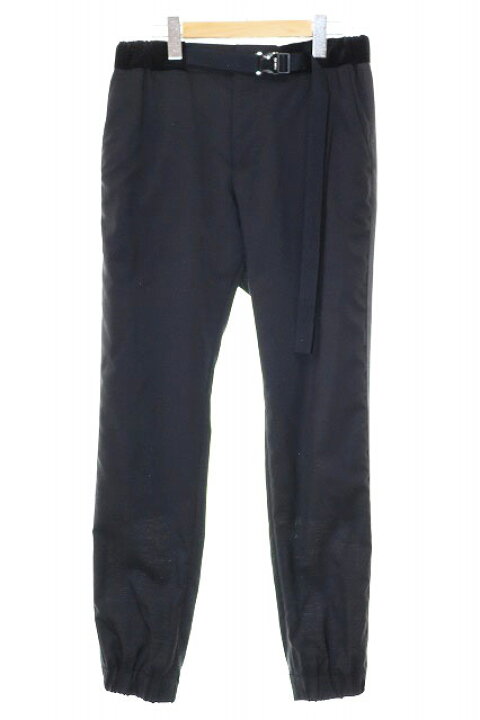 楽天市場】【中古】サカイ sacai 21SS SUITING PANTS BLACK SIZE2 21 