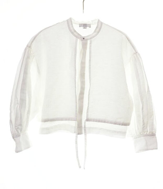 楽天市場】【中古】ハイク HYKE HYKE BALLOON SLEEVE BLOUSE WHITE 2  