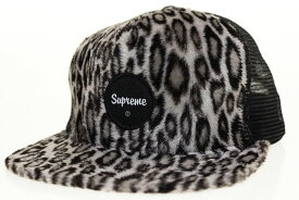 【中古】シュプリーム SUPREME 20SS LEOPARD MESH BACK 5-PANEL BLACK レオパード メッシュ キャップ 帽子 ブラック 【ブランド古着ベクトル】☆AA★▲250302 メンズ 【ベクトル 古着】 250302