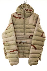 【中古】シュプリーム SUPREME 24AW MICRO DOWN HALF ZIP HOODED PULLOVER DESERT CAMO M マイクロ ダウン ハーフ ジップ フーディー プルオーバー デザート カモ 【ブランド古着ベクトル】☆AA★■250406 メンズ 【ベクトル 古着】 250406