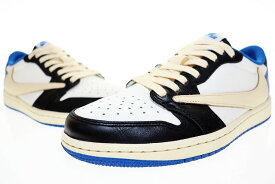 【中古】ナイキ NIKE AIR JORDAN 1 LOW OG SP TRAVIS SCOTT FRAGMENT 2021 26cm DM7866-140 エア ジョーダン I ロー スペシャル トラヴィス スコット フラグメント コラボ 【ブランド古着ベクトル】☆AA★▲■250415 メンズ 【ベクトル 古着】 250415