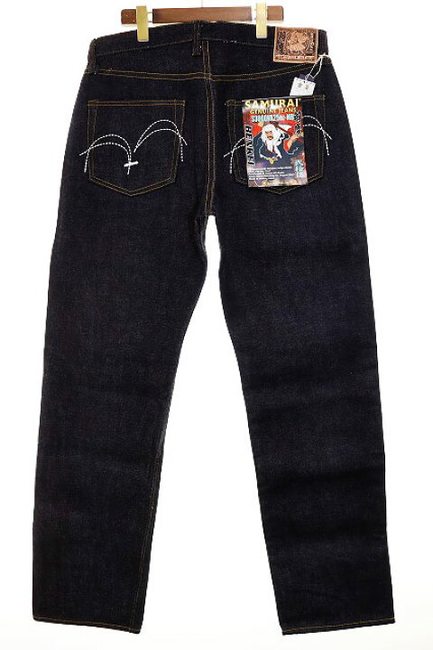 楽天市場】【中古】サムライジーンズ SAMURAI JEANS 糊付き 25oz W35 