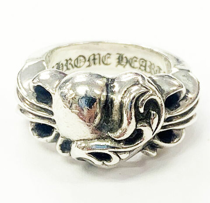 楽天市場】【中古】クロムハーツ CHROME HEARTS FLRL CRS HRT RING 7号 