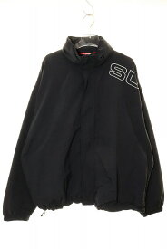 【中古】シュプリーム SUPREME 24AW SPELLOUT EMBROIDERED TRACK JACKET BLACK L スペルアウト エンブロイダード トラック ジャケット ブラック 【ブランド古着ベクトル】☆AA★250815 メンズ 【ベクトル 古着】 250815