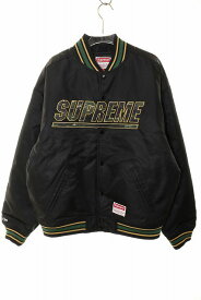 【中古】シュプリーム SUPREME × MITCHELL&NESS 24AW CAMO LOGOVARSITY JACKET BLACK M ミッチェル&ネス カモ ロゴ バーシティ ジャケット ブラック 【ブランド古着ベクトル】☆AA★251124 メンズ 【ベクトル 古着】 251124