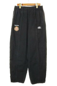 【中古】シュプリーム SUPREME × UMBRO 23AW COTTON RIPSTOP TRACK PANT BLACK M アンブロ コットン リップストップ トラック パンツ ブラック 【ブランド古着ベクトル】☆AA★260309 メンズ 【ベクトル 古着】 260309