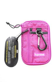 【中古】シュプリーム SUPREME 19AW SMALL ZIP POUCH スモール ジップ ポーチ ウォレット ピンク 【ブランド古着ベクトル】☆AA★▲●260630 メンズ 【ベクトル 古着】 260630