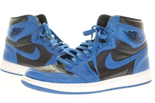 【中古】ナイキ NIKE AIR JORDAN 1 RETRO HIGH OG 27.5cm DARK MARINA BLUE 555088-404 AJ1 エア ジョーダン レトロ ハイ ダークマリーナ ブルー 青 【ブランド古着ベクトル】▲260909  【ベクトル 古着】 260909
