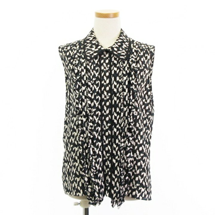 楽天市場】【中古】マルニ MARNI ノースリーブ ブラウス シャツ フリル 
