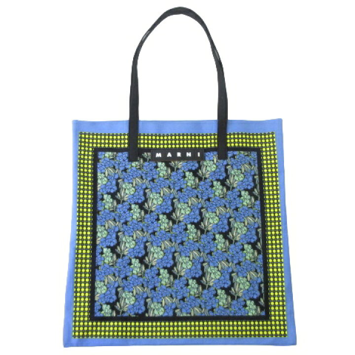 楽天市場】【中古】マルニ MARNI マーケット 美品 バンダナトート 