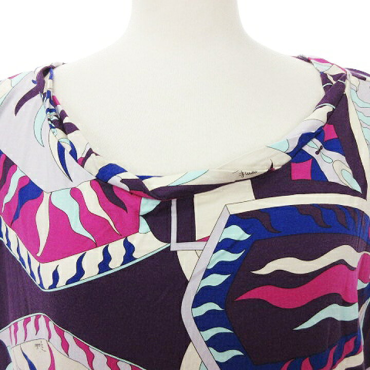 楽天市場】【中古】エミリオプッチ EMILIO PUCCI ワンピース ひざ丈 