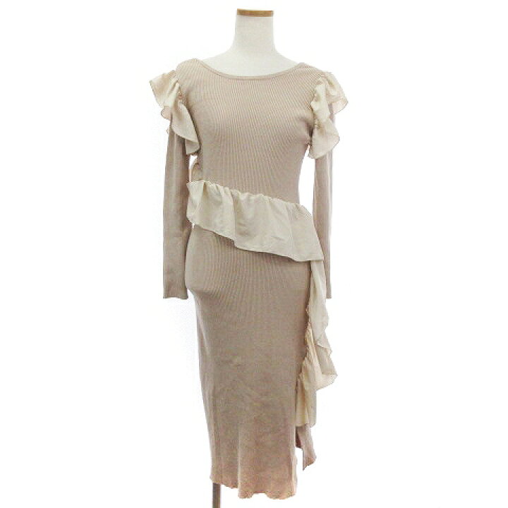 楽天市場】【中古】her lip to ハーリップトゥ ニットワンピース ひざ  