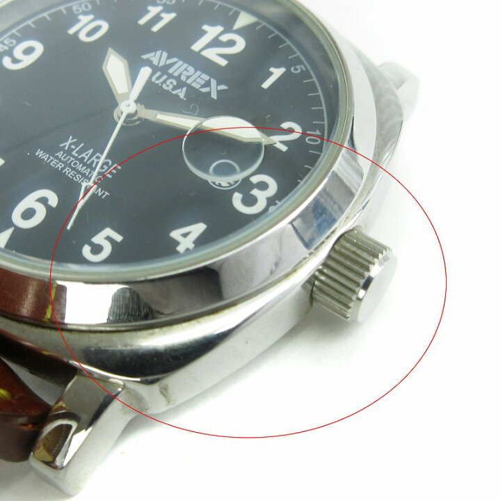 楽天市場】【中古】アヴィレックス AVIREX X-LARGE 腕時計 アナログ 
