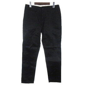 【中古】ナナミカ nanamica Tapered Chino Pants テーパード チノ パンツ コットン SUCS770 黒 ブラック 32 ■SM1 メンズ 【ベクトル 古着】 240215