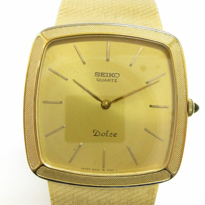 楽天市場】【中古】セイコー SEIKO ドルチェ アナログ クォーツ 5930 