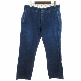 【中古】ディッキーズ Dickies ×HINOYA ネップ デニム パンツ ジーンズ ローライズ インディゴ ブルー 青 30 ■SM1 メンズ 【ベクトル 古着】 240307