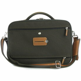 【中古】サムソナイト Samsonite ビジネスバッグ ショルダーストラップ ハンド マチ広 緑系 グリーン系 ■SM1 メンズ 【ベクトル 古着】 240416