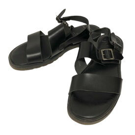 【中古】フットザコーチャー foot the coacher サンダル SS BELT SANDALS ベルトサンダル 171203 バックストラップ 無地 8 黒 ブラック メンズ 【ベクトル 古着】 230731