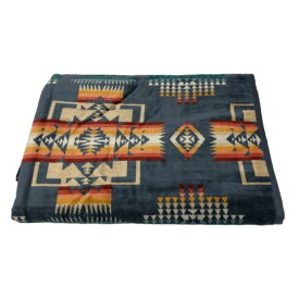 【中古】未使用品 ペンドルトン PENDLETON バスタオル ブランケット 総柄 青 ブルー アイボリー 黄 イエロー 赤 レッド 緑 グリーン XB233-53803 ※TP メンズ レディース 【ベクトル 古着】 240225