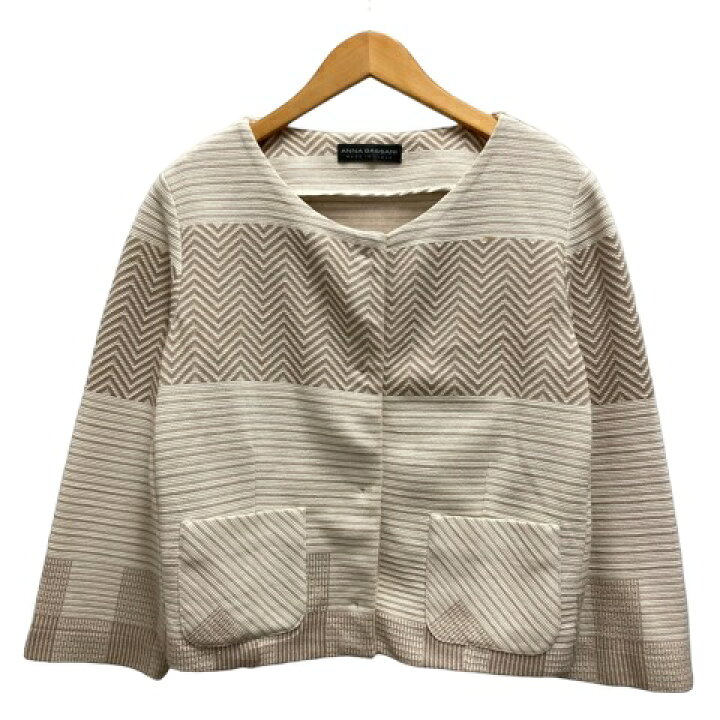 楽天市場】【中古】アンナバッサーニ ANNA BASSANI ジャケット クルー 