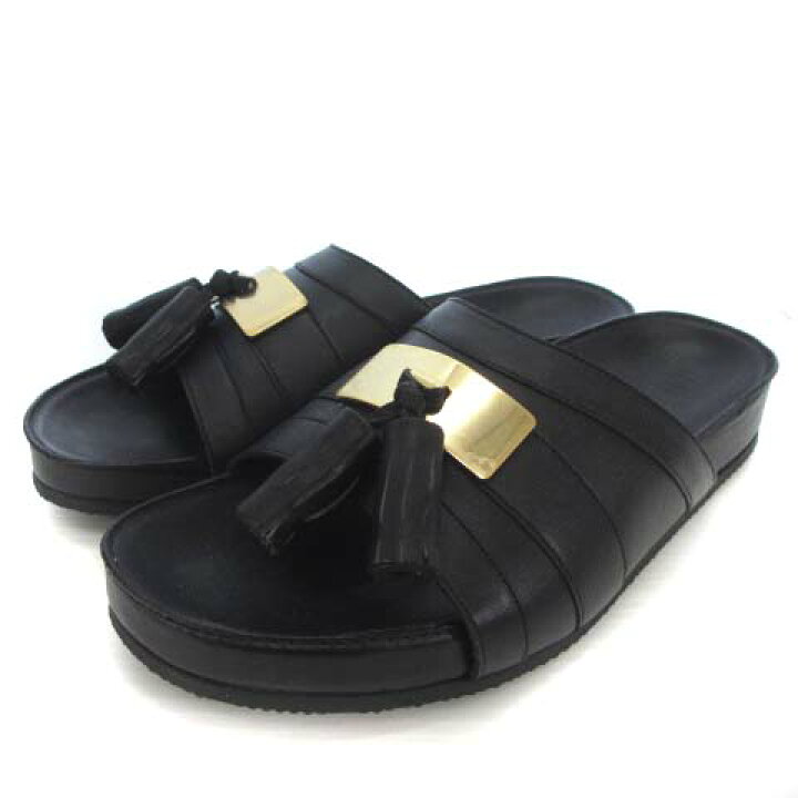 楽天市場】【中古】バルマン BALMAIN シャワーサンダル タッセル 