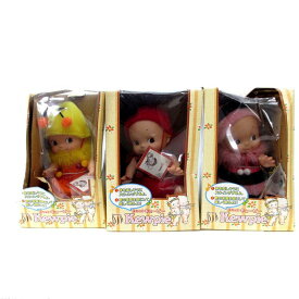 【中古】まねっこキューピー Kewpie ローズ・オニール 3点 セット てんとう虫 蜂 人形 ドール 動作確認済み ■SG 【ベクトル 古着】 240605