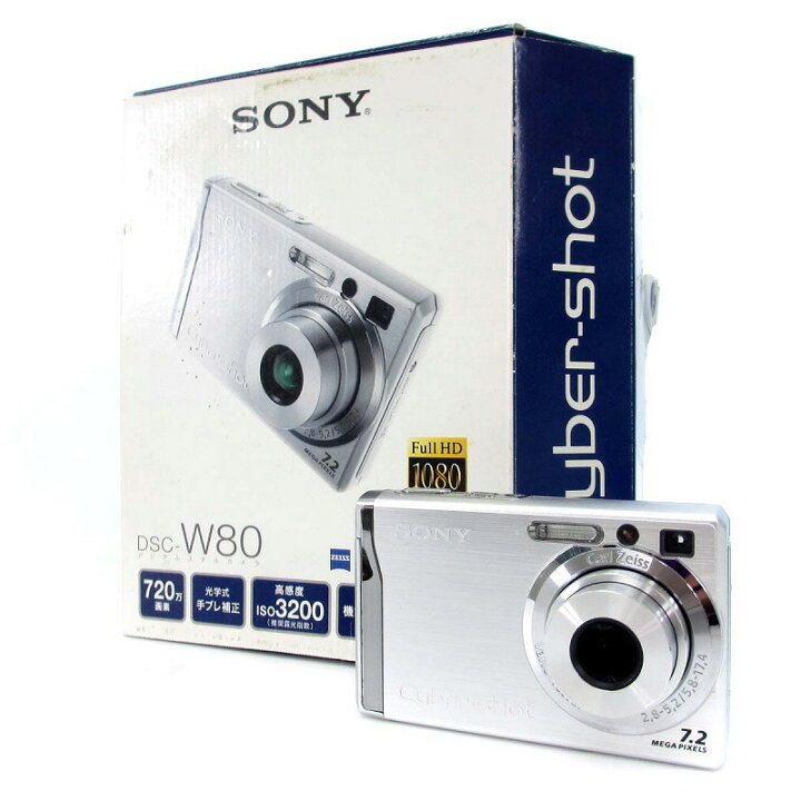 楽天市場】【中古】SONY ソニー DSC-W80 デジタルスチルカメラ Cyber 